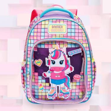 Imagem de Mochila Escolar Infantil Pequena Creche Passeio de alça - Denlex, Moan