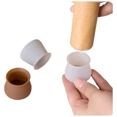 Imagem de Protetor Para Pes De Cadeiras Redondo 4 Peças Silicone