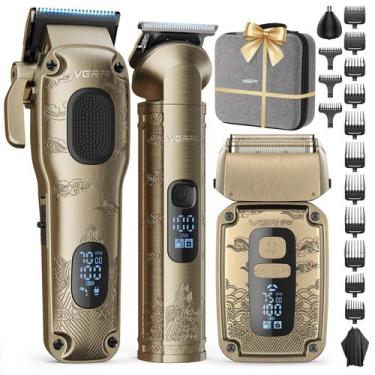 Imagem de Kit de higiene VGRPRO Conjunto de cortadores e aparadores de cabelo pa