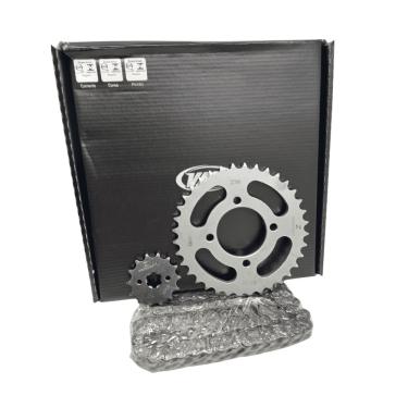 Imagem de KIT RELACAO TRANSMISSAO COMPLETO XTREME D00334X SHINERAY PHOENIX 50 2011 à 2025