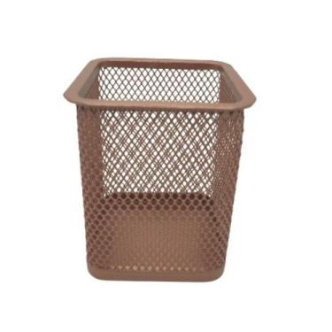 Imagem de Porta Caneta Aramado, Porta Lápis, Porta Treco Escritorio, Quadrado Ro