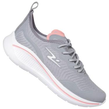 Imagem de Tenis Adrun Fit Easy 10608f Feminino, Cinza, 37