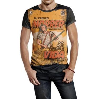 Imagem de Camiseta Masculina Frase Ditados Chaves Chespirito Ref:754 - smoke, Pr