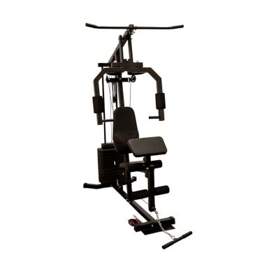 Imagem de ESTAÇÃO MUSCULAÇÃO RESIDENCIAL CARGA DE PESO ATÉ 66KG PRETO