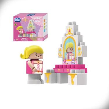 Imagem de Blocos de Montar Princesa e Penteadeira Fantasy Land 17 Peças Blocz