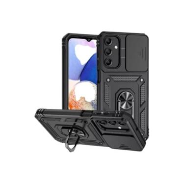 Imagem de Capa Capinha Case Compatível com Samsung Galaxy A16 5G Protetora Resistente Durável Anti Impacto Queda Choque Armor Armadura Militar (PRETO)