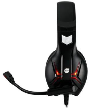 Imagem de Headset Gamer Dazz Titan 2.0, LED, Som Surround, USB, Preto e Vermelho - 62484-8