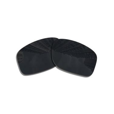 Imagem de Lente de substituição compatível com Oakley Valve New 2014 OO9236 Óculos de sol anti-arranhões | Resistente a impactos | Ajuste perfeito, Preto (não espelhado, polarizado), 60*39mm