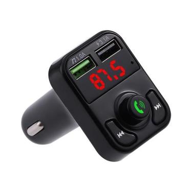 Imagem de Transmissor FM Bluetooth para carro, leitor de MP3 sem usar as mãos, U