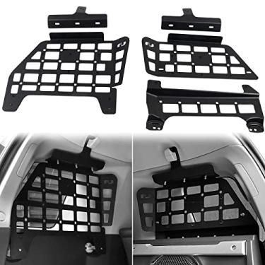 Imagem de Bishop Tate Acessórios para carro Sistema de painel de armazenamento modular interior porta-malas traseiro janela lateral Molle kit organizador de liga de alumínio 1 conjunto para Toyota FJ Cruiser