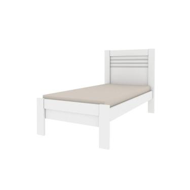 Imagem de Cama Solteiro Safira Tcil Móveis Cor:branco