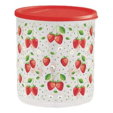 Imagem de Tupperware Refri Line Redondo 3,3 Litros, Morango