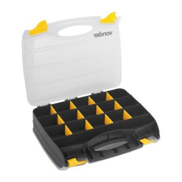 Imagem de Caixa Organizadora de Plástico OPV 222 com 32 Compartimentos 24 Divisõ