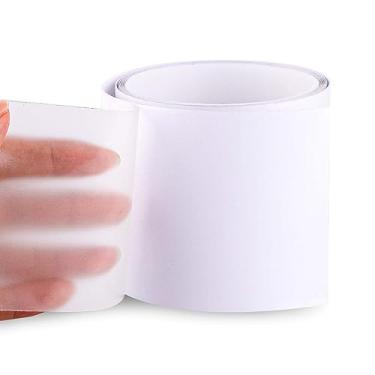 Imagem de Kit de reparo inflável, 2 m x 8 cm à prova d'água de poliuretano termoplástico para colchão de ar, fita de reparo transparente resistente para brinquedos infláveis, barraca, lona, dossel, anel de