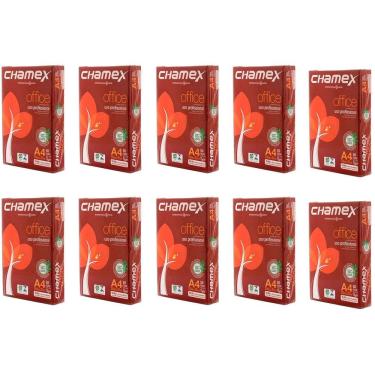 Imagem de Papel A4 Sulfite Chamex 210x297 75g - Caixa com 10 Resmas
