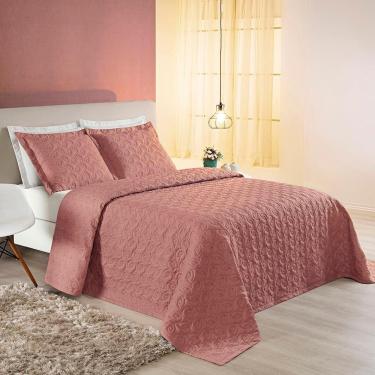 Imagem de Cobre Leito ágata King 03 Peças - Rosê