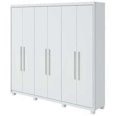 Imagem de Guarda Roupa Casal 6 Portas áries Lopas Branco