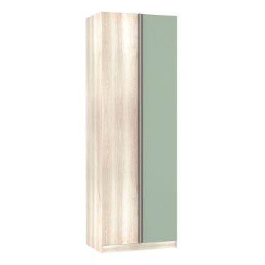 Imagem de Guarda-roupa Solteiro Canto 1 Porta 80 Cm Verde Jade