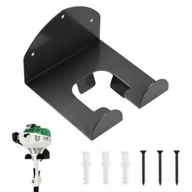 Imagem de XhuangTech Rack organizador de garagem com parafuso, gancho resistente para comedor de ervas daninhas, ferramenta de economia de espaço, suporte robusto de gancho de parede de jardim para