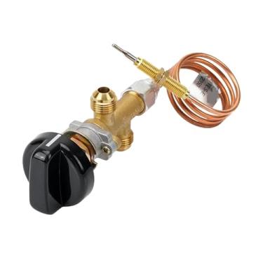Imagem de Peças para lareira a gás - Termopar de resposta rápida com rosca M8 60 cm interruptor botão para controle eficiente