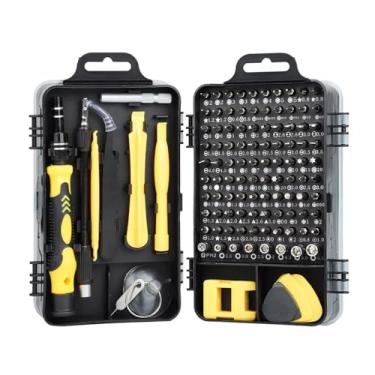 Imagem de Conjunto de chaves de fenda de precisão 115 em 1, mini kit de ferramentas de reparo magnético profissional para Macbook, telefone, PC, relógio, console de jogos e reparo eletrônico, presente ideal