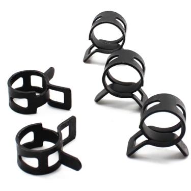 Imagem de Lamvbls 50 braçadeiras tipo mola de 11 mm 1,1 cm para mangueira de ar, tubo de água, linha de mangueira de combustível, mangueira de vácuo, encaixe em mangueira de 11,5-12,2 mm OD