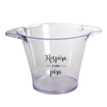 Imagem de Balde De Gelo Personalizado Good Vibes - Krystalon