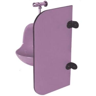 Imagem de CHBGLNTY Divisória de mictório - parede impermeável - proteção extra e privacidade - Divisor de vaso sanitário para escolas, jardins de infância, shopping centers