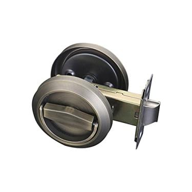 Imagem de Fechaduras de porta ocultas puxador de aço inoxidável armário embutido trava mecânica externa para ferragens à prova de fogo (cor: D) (A)