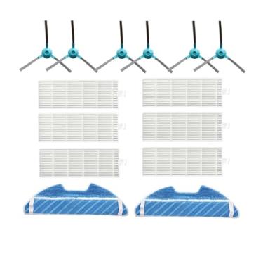 Imagem de Universal Side Brush Compatible With Cecotec Conga 1290 1390 1490 1590 Dust Hepa Filter Mop Pad Robot Vacuum Cleaner Replacement(3 set)