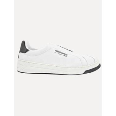 Imagem de Tênis Aeropostale Masculino Casual Elastico NY 1987 Preto/Branco-Masculino