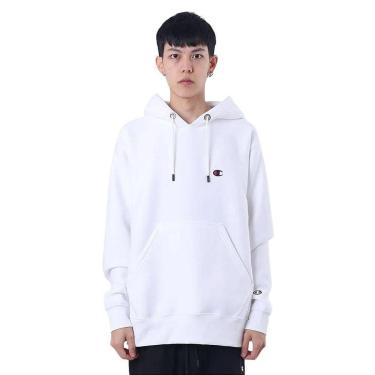 Imagem de Moletom Canguru Champion Rw Ml Emb Logo Off White-Masculino