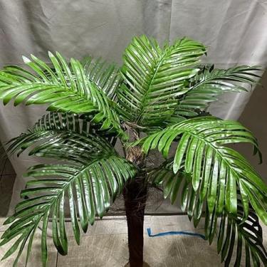 Imagem de Yucca Artificial Premium 1,10m / 1,15m – Plantas Decorativas Realistas para Ambientes Internos e Externos(1,Coqueiro 9 Folhas)