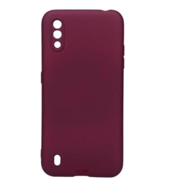 Imagem de Case Capinha Capa Galaxy Samsung A01 Silicone Aveludada Protetor de Câ