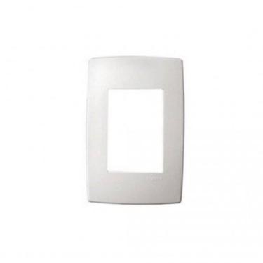 Imagem de Placa 3 Postos Nereya 4x2cm Branco - Pial Legrand