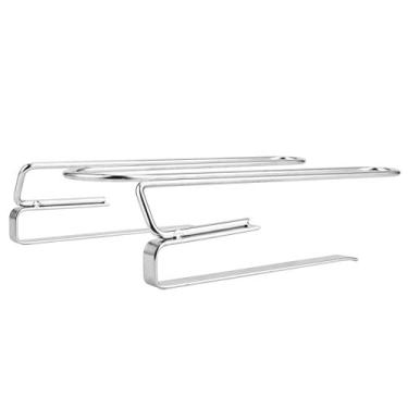 Imagem de Phefop Sob a Prateleira Rack de Vidro de Vinho Com Design de Aço Inoxidável Durável Suporte de Copo de Vinho Fácil de Instalar para Organização de Cozinha Em Casa