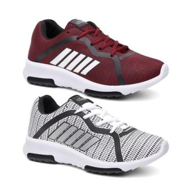 Imagem de Kit 2 Tênis Spt Masculino Esportivo Leve Macio Confortável Estiloso Tr