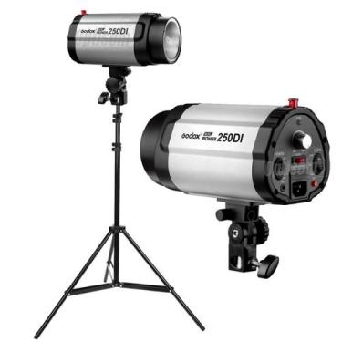 Imagem de Flash Estúdio Compacto Godox Mini Pioneer 250di 250w + Tripé, 110V