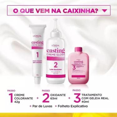Imagem de Tinta de Cabelo Casting Creme Gloss de LOréal Paris 800 Louro Baunilha