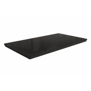 Imagem de Tampo Mesa Sala De Jantar Vidro Madeirado C- Vidro Ta66 Retangular 160x90cm Preto-preto - Kappesberg