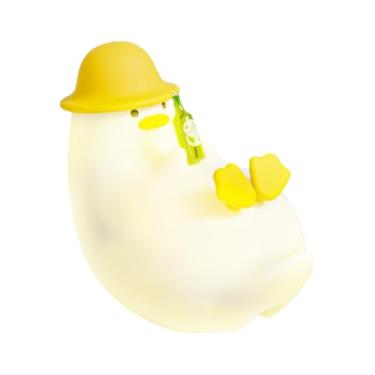 Imagem de Lâmpada Pato,Luminária Com Três Níveis De Intensidade E Design De Garrafa De Vinho - Lâmpada De Mesa De Cabeceira,Decoração Para Casa Mesa De Cabeceira