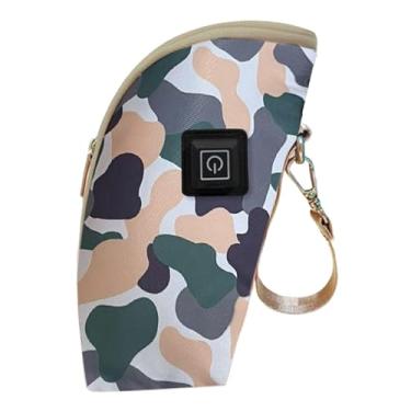 Imagem de Fenteer Bolsa Aquecedora de Mamadeiras Infantil, Isolada para Manter o Leite Aquecido, Compacta e com Temperatura Ajustável, Style D