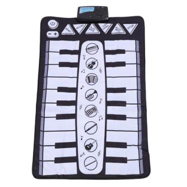 Imagem de Ainoli crianças multifuncional educação precoce tapete de piano vários instrumentos musicais rastejando cobertor de piano brinquedo para crianças