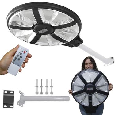 Imagem de Luminaria Refletor Solar Ovni Ufo 360 graus Sensor Movimento Iluminaçao Publica Rodovia Estrada Rua Avenida Pista