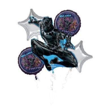 Imagem de Black Panther Birthday Party Supplies - 1 Superior Floating Balloon with Self-Sealing Valve for Ultimate Decor - Perfect for Unisex Celebrations!