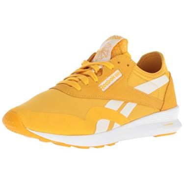 Imagem de Reebok Nylon clássico feminino, Ouro feroz/branco, 41