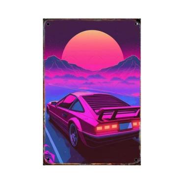 Imagem de Placa De Metal Vintage Legend Car, Placa De Parede, Arte Em Ferro, Pôs