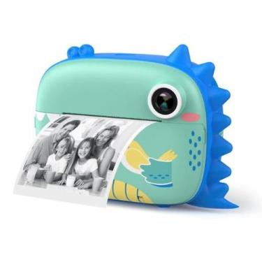 Imagem de Câmera digital de impressão 32GB instantânea para crianças 10 Bobinas 