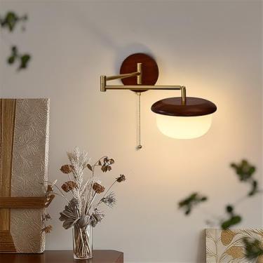 Imagem de Contemporânea Lâmpada de parede LED Americana Criativa Sala de Estar Quarto Estudo Villa Corredor Escadas Decoração Casa Luz (Estilo 18)