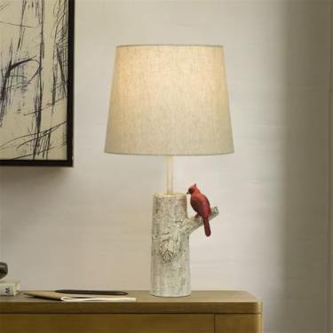 Imagem de Luxo Contemporâneo Lâmpada de Mesa LED Criatividade Americana Sala de Estar Quarto Estudo Villa Hotel Cama Mesa Luz (Estilo 206B)